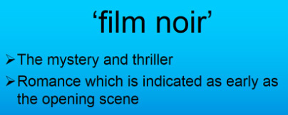 Film noir essay topics